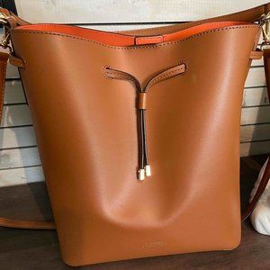 Ralph Lauren Bucket Dryden "Debby" Leather Tote